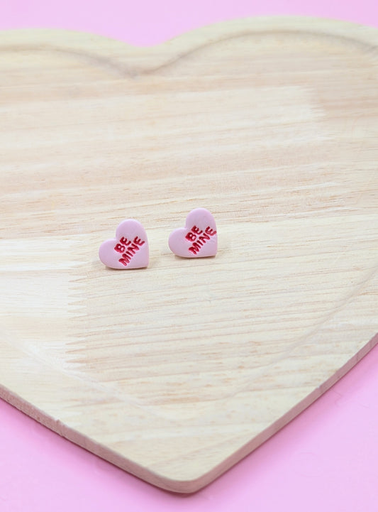 Conversation Heart Studs